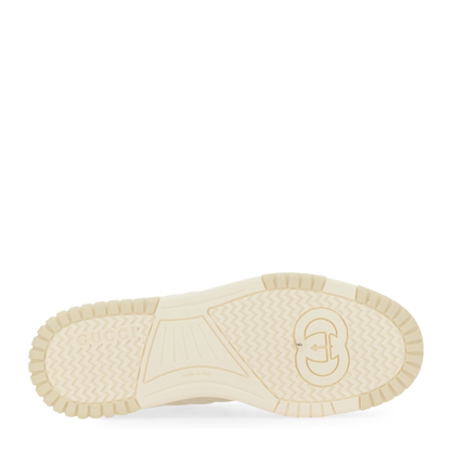 Re-Web Trainer in White Leather