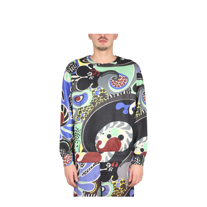 Psychedelic Print Sweatshirt