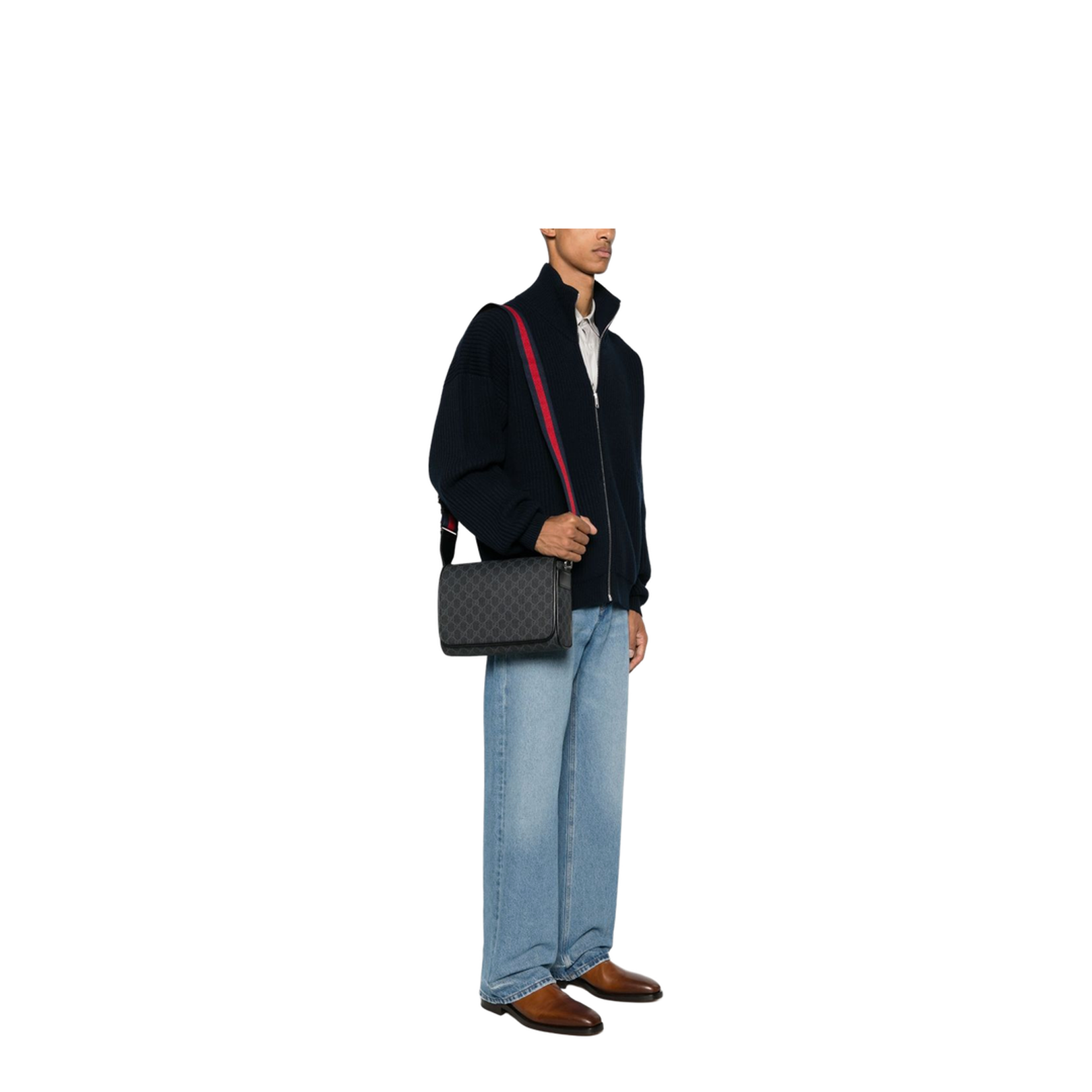 Shoulder Bag with Monogram