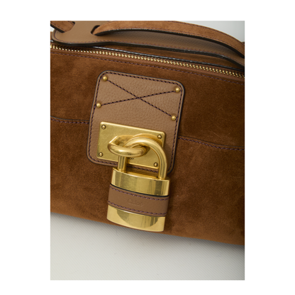 Paddington Suede Calfskin Crossbody - Vintage Brown