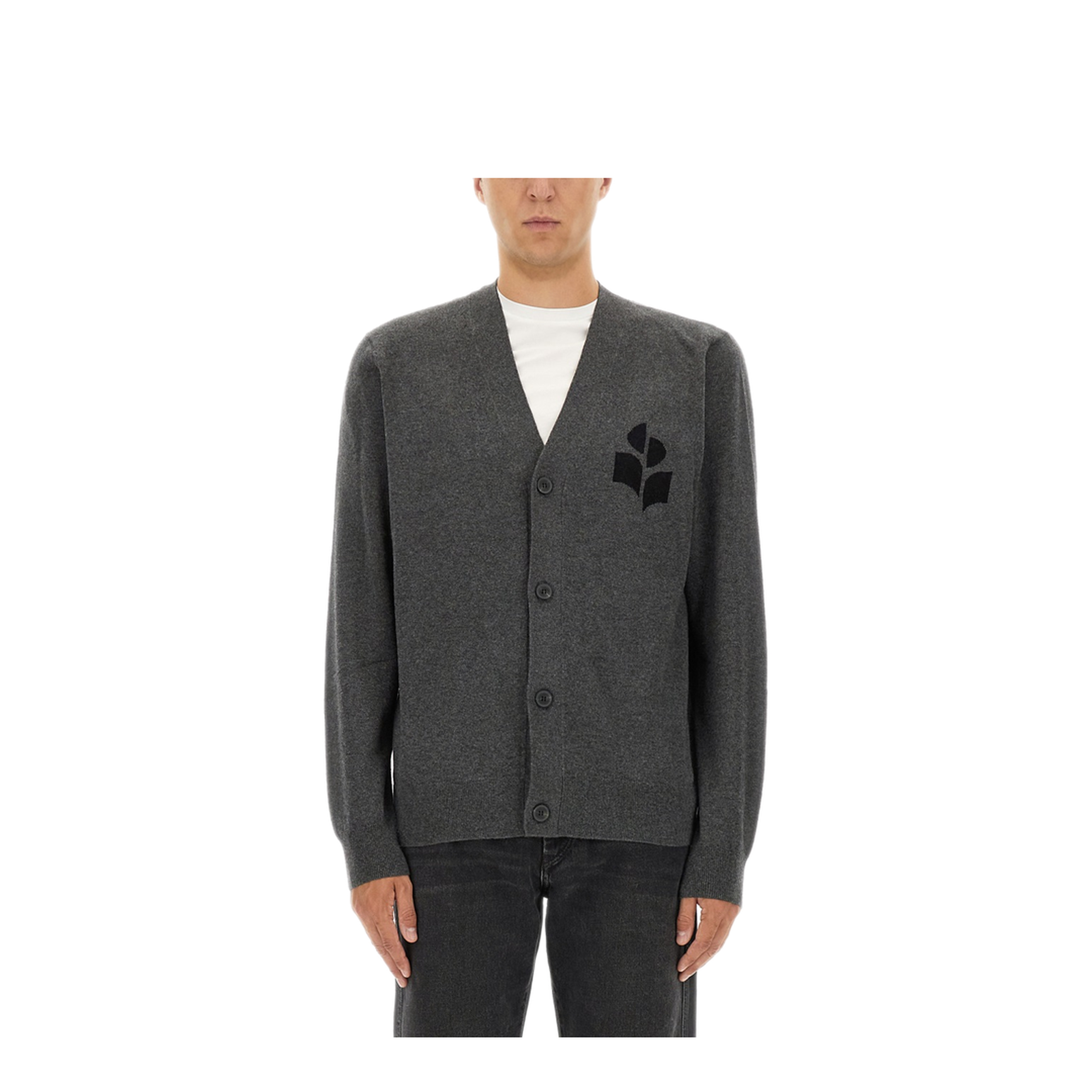 MAYFEYR - Marant - Cardigan With Logo - CA0077HAA1L04H02AN