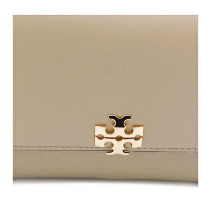 Charlie Small Leather Shoulder Bag - Soft Cement