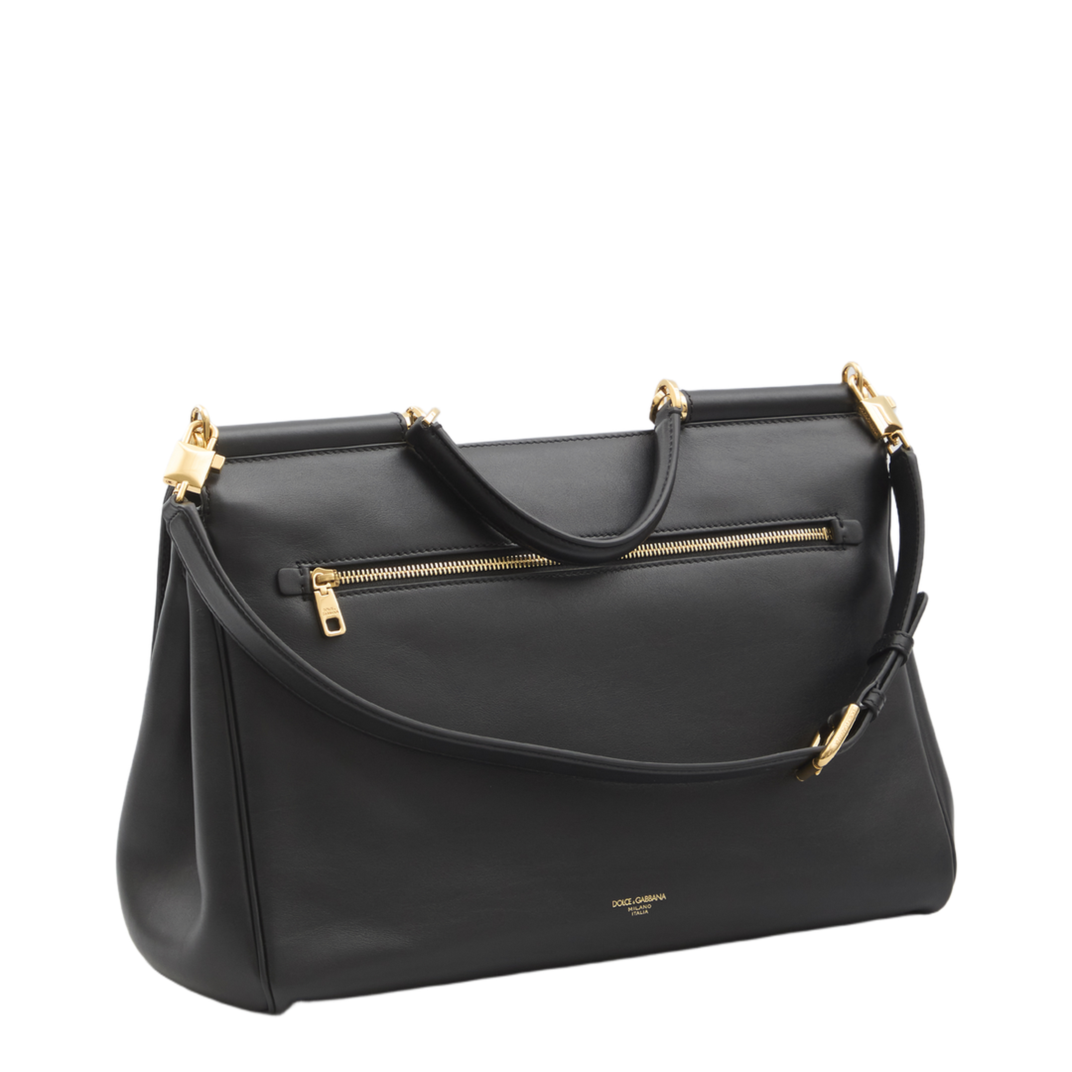 Maxi My Sicily Handbag in Plongé Calfskin