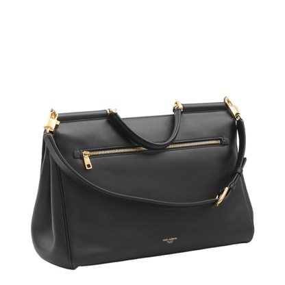 Maxi My Sicily Handbag in Plongé Calfskin