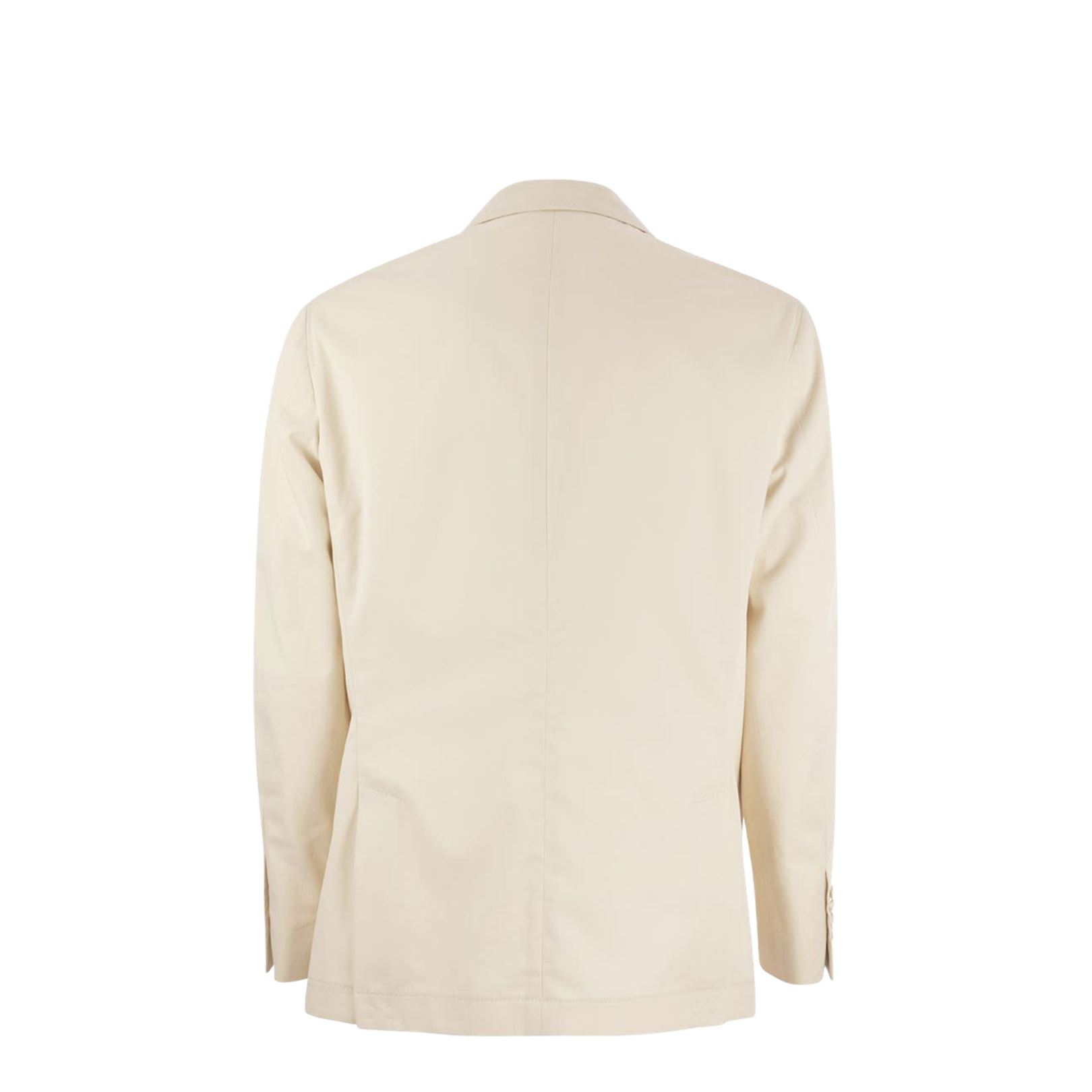 Cotton and Cashmere Deconstructed Jacket with Patch Pockets