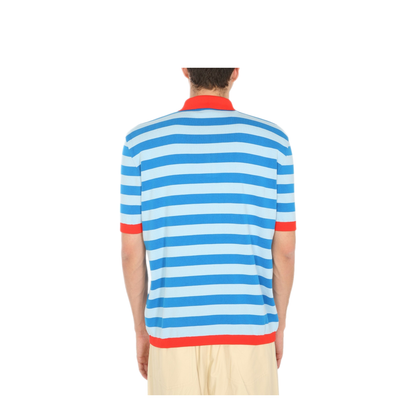 MAYFEYR - Sunnei - Knitted Polo - PSS02TURQOISELIGHTBL