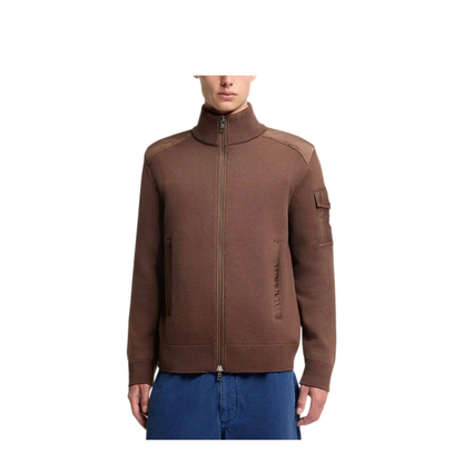 MAYFEYR - Moncler - Padded Wool Zip-Up Cardigan - L20919B00003M1131