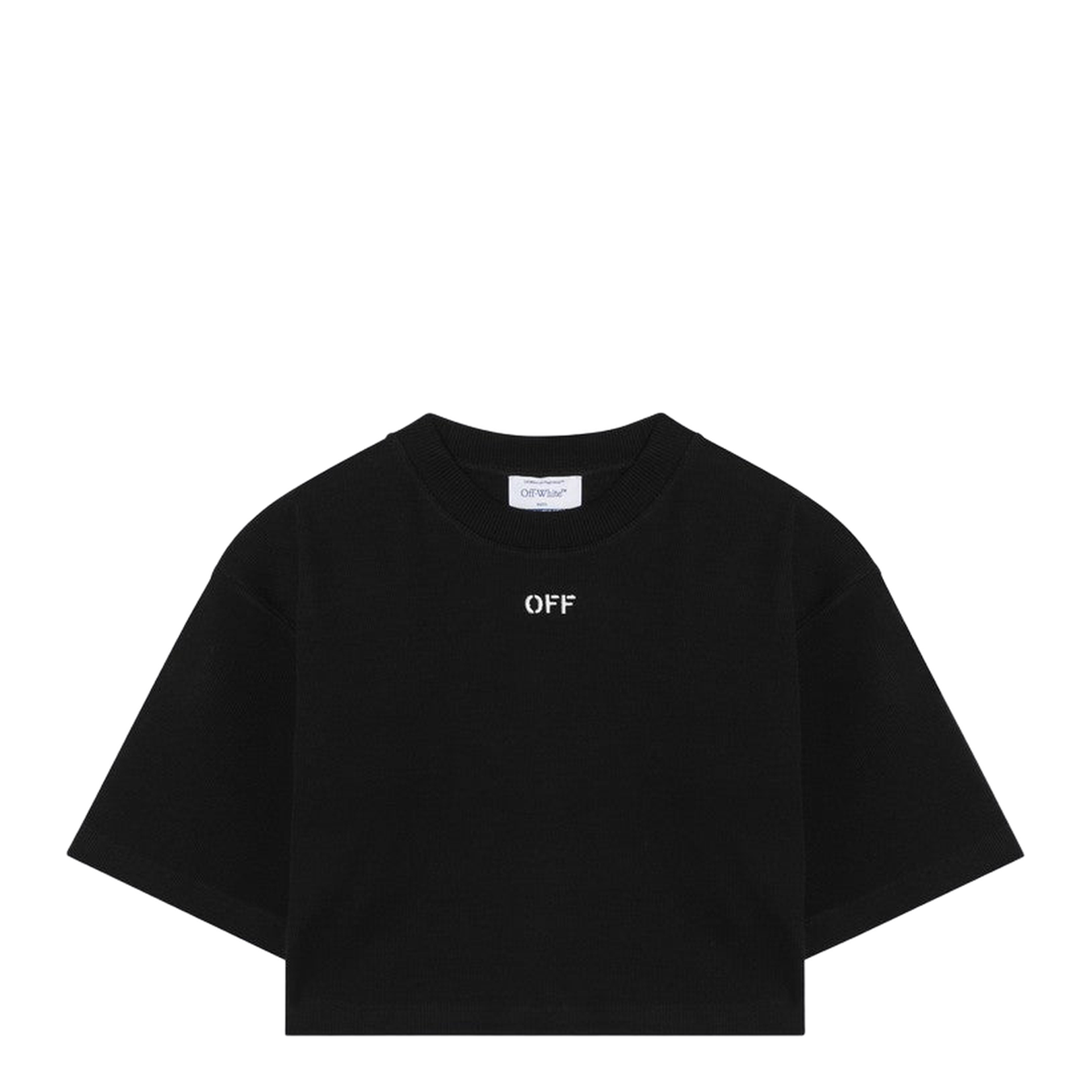 Cropped T-shirt with Logo