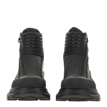Tread Slick Leather Zip-Up Ankle