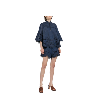 MAYFEYR - Zimmermann - Shorts Blue - 7283ASS263INK