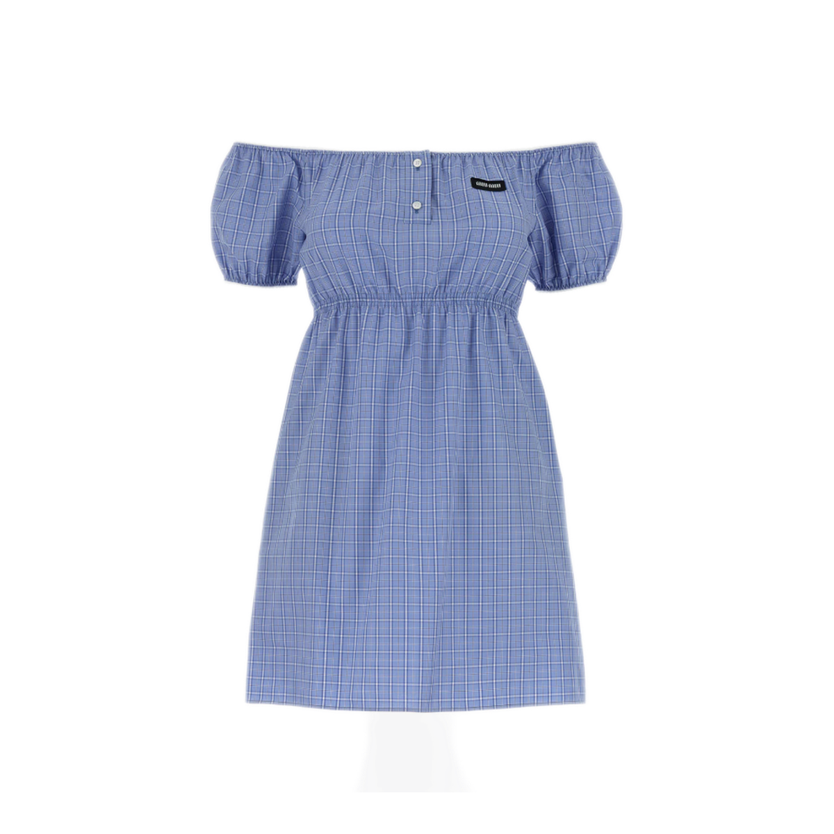 Check Popeline Dress