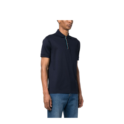 Rainbow-Stripe Cotton Polo Shirt