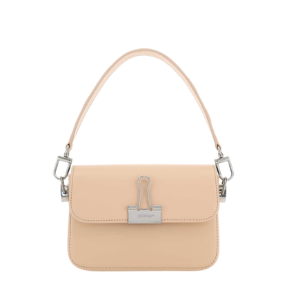 Binder Small Calf Leather Shoulder Bag - Peach Orange