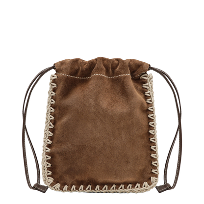 MAYFEYR - Prada - Cocoa Suede Smartphone Holder - 1ZT0922FP1F0324