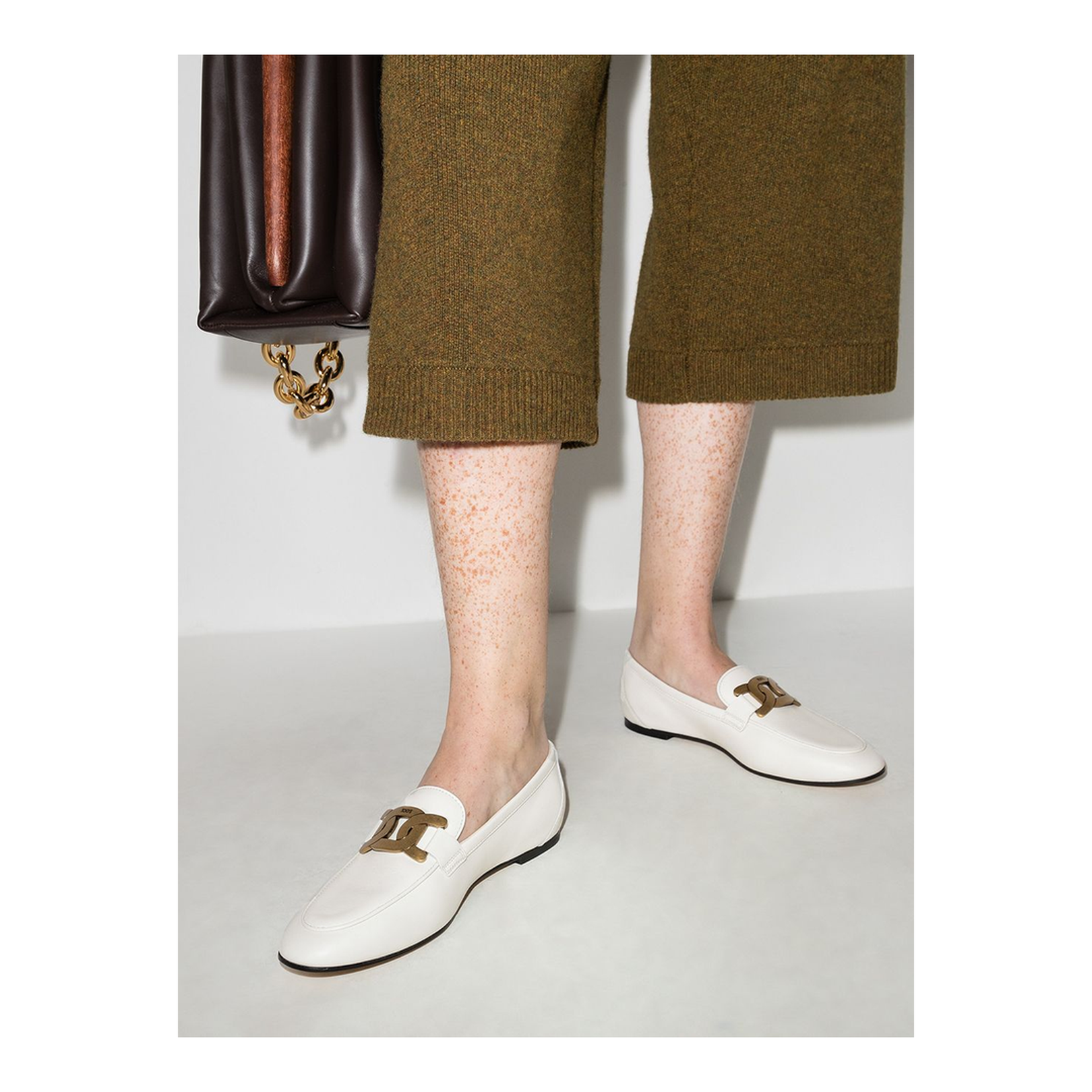 Tod's Flat Shoes White