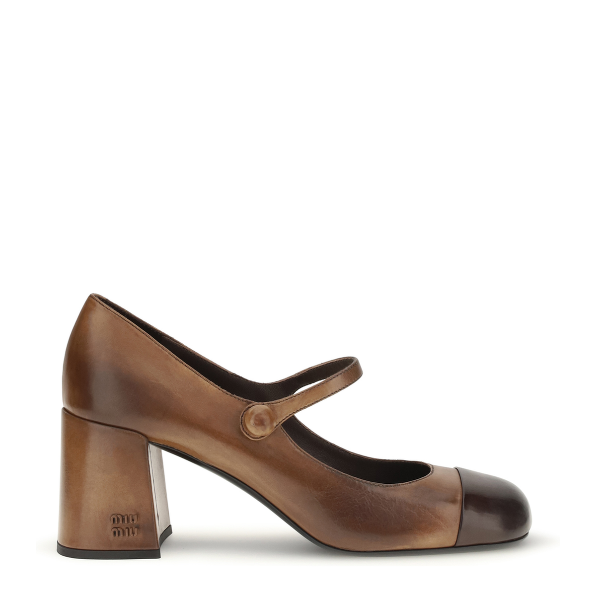 MAYFEYR - Miu Miu - Leather Mary Jane Ballerinas - 5I781EF0653ZQIF0Y89