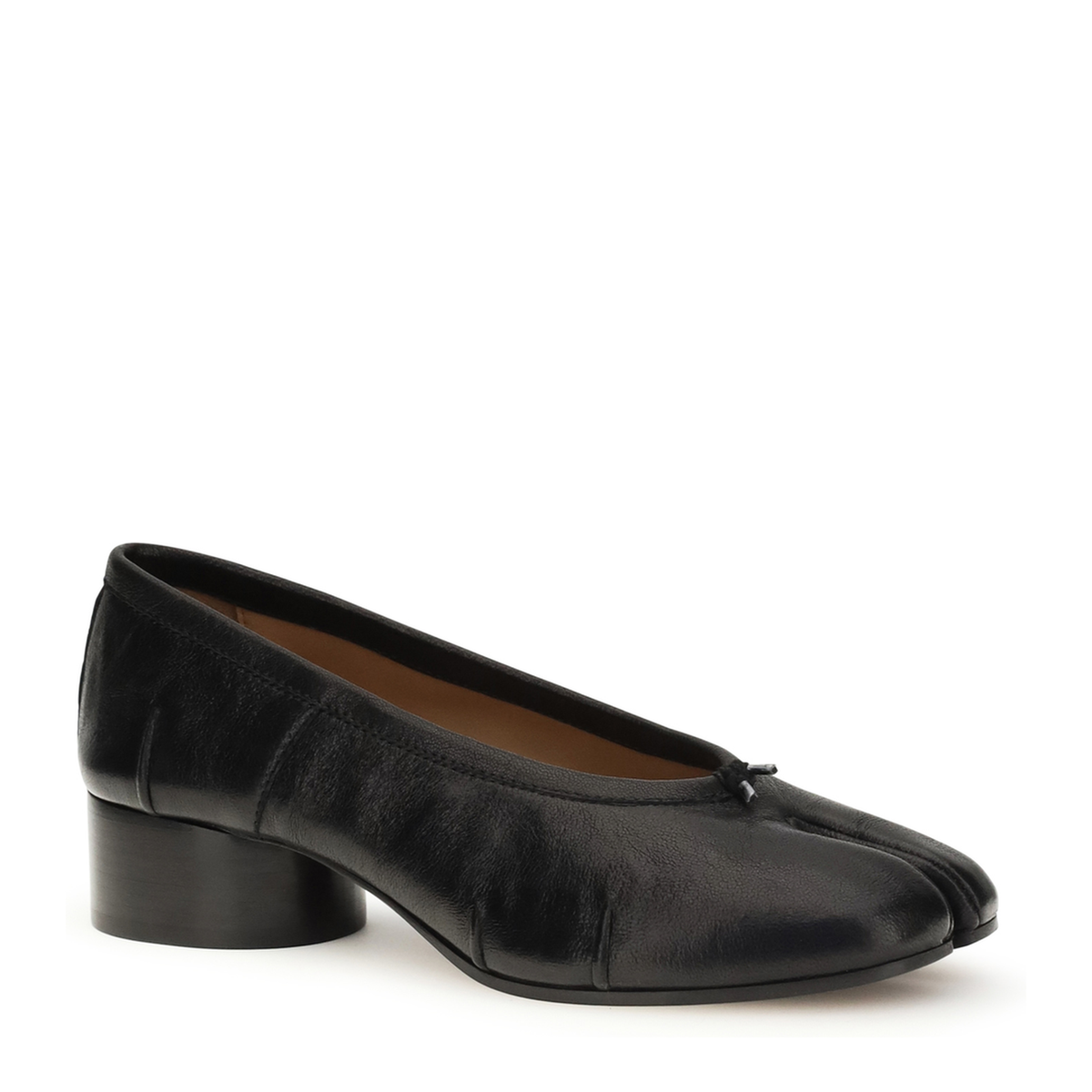 Nappa Balletina Tabi Toe Flat Shoes