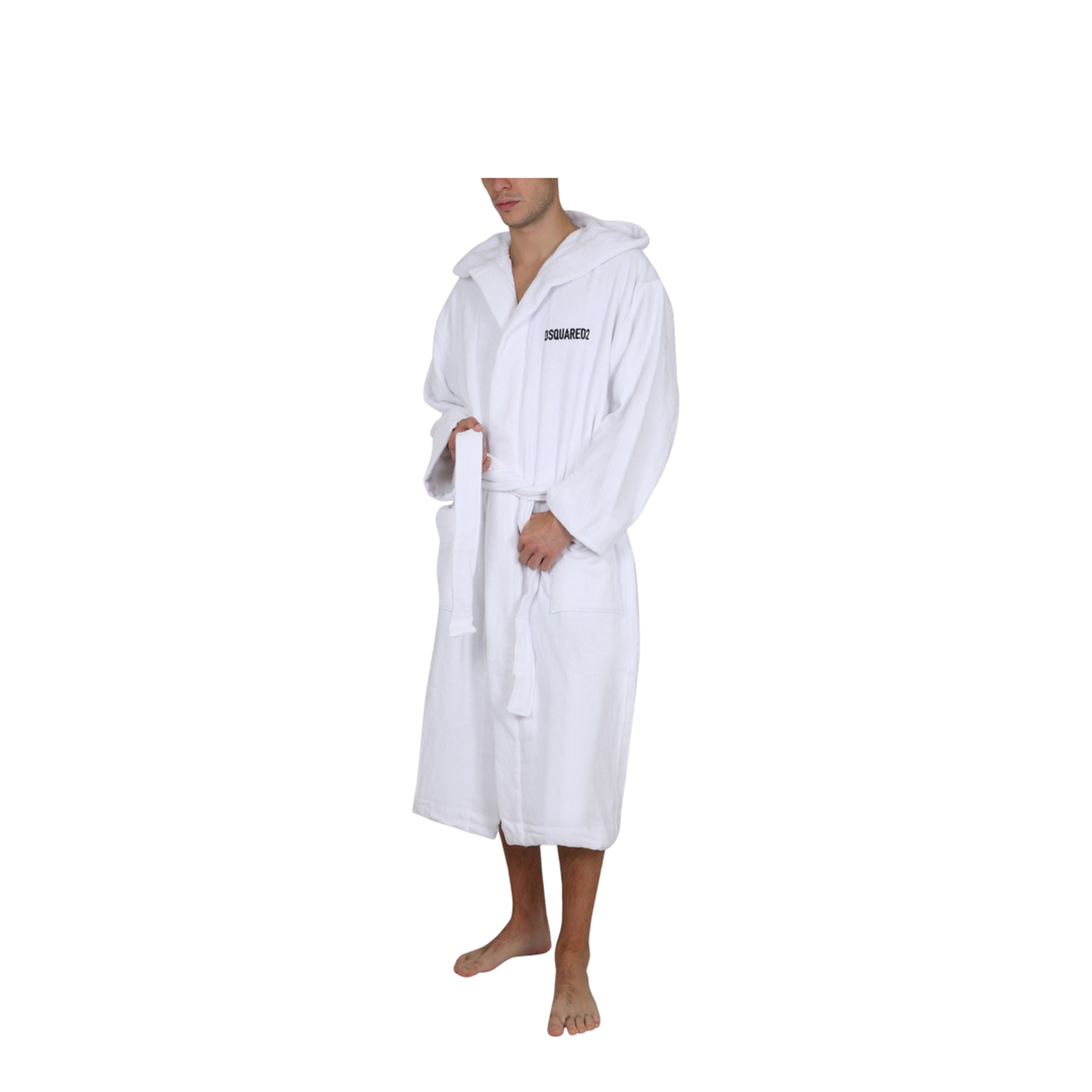 MAYFEYR - Dsquared2 - Bathrobe With Logo - D7P404220110