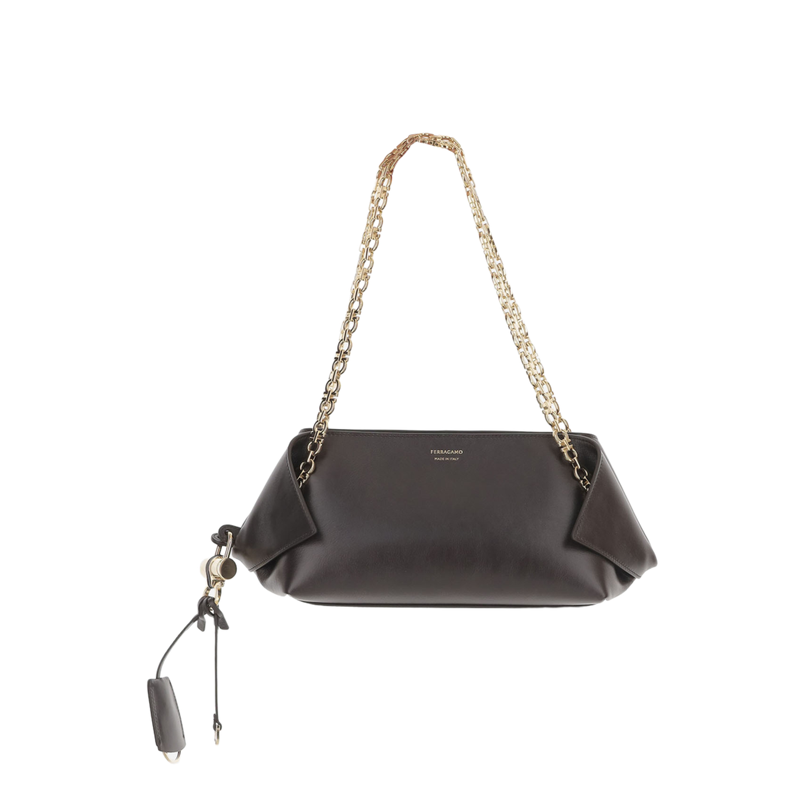 Shoulder Bag Made of Calfskin Leather