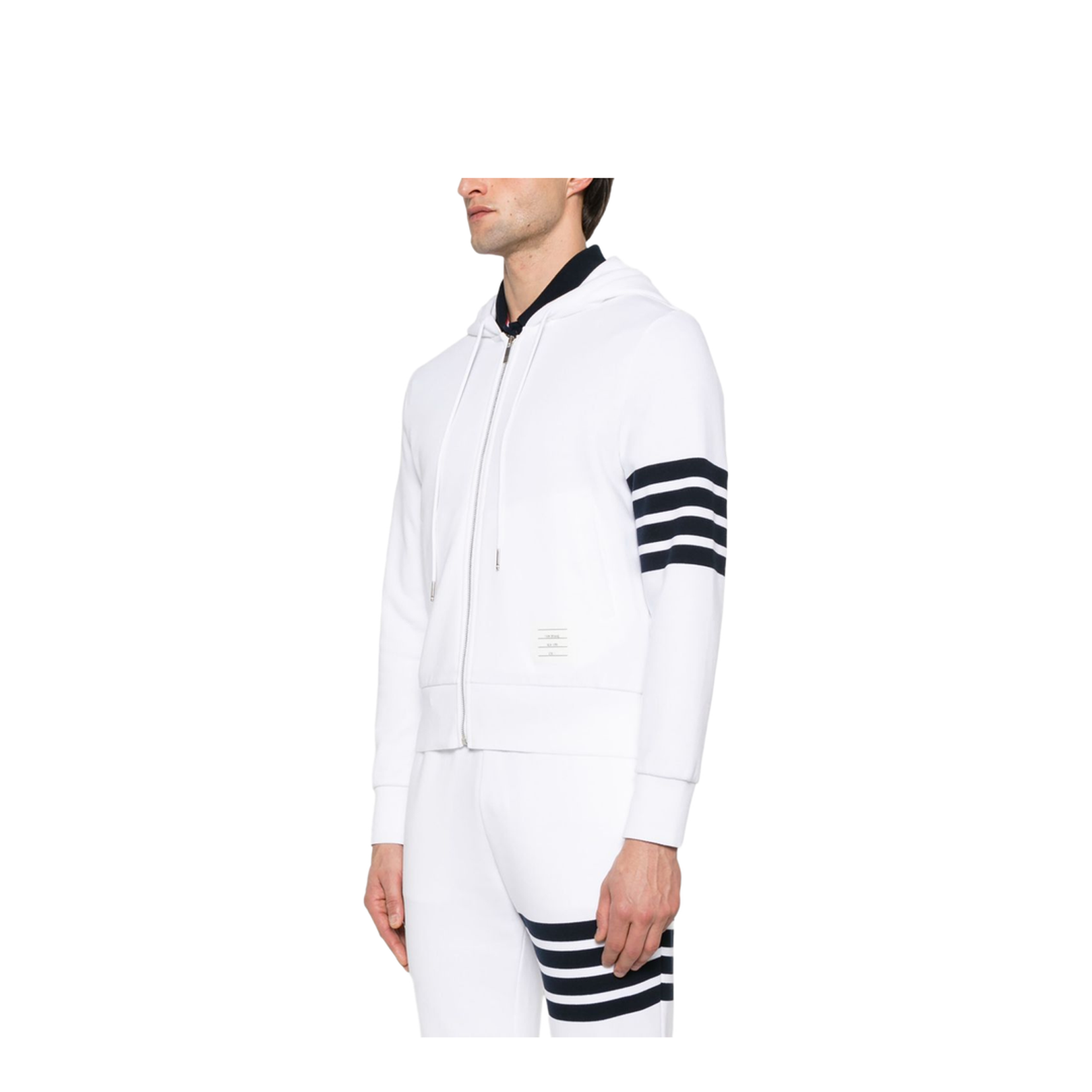 Classic Loopback 4-Bar Zip Up Hoodie