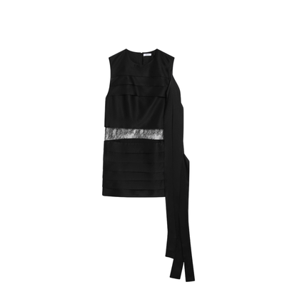 Black Mini Dress with Lace