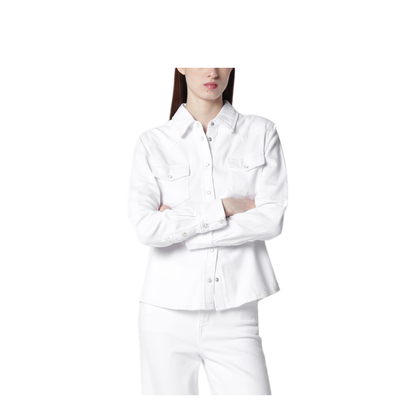 MAYFEYR - Frame - White Rigid Denim Shirt - 7035182COAUCL