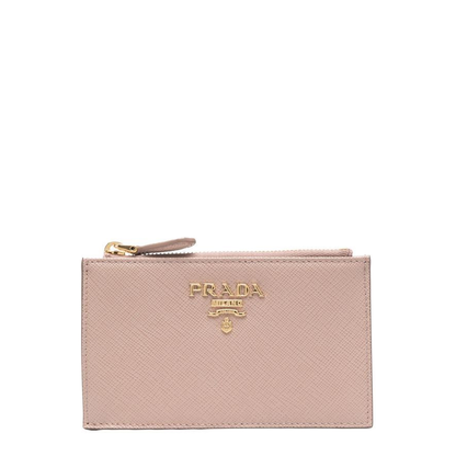 Saffiano Leather Card Holder - Cipria