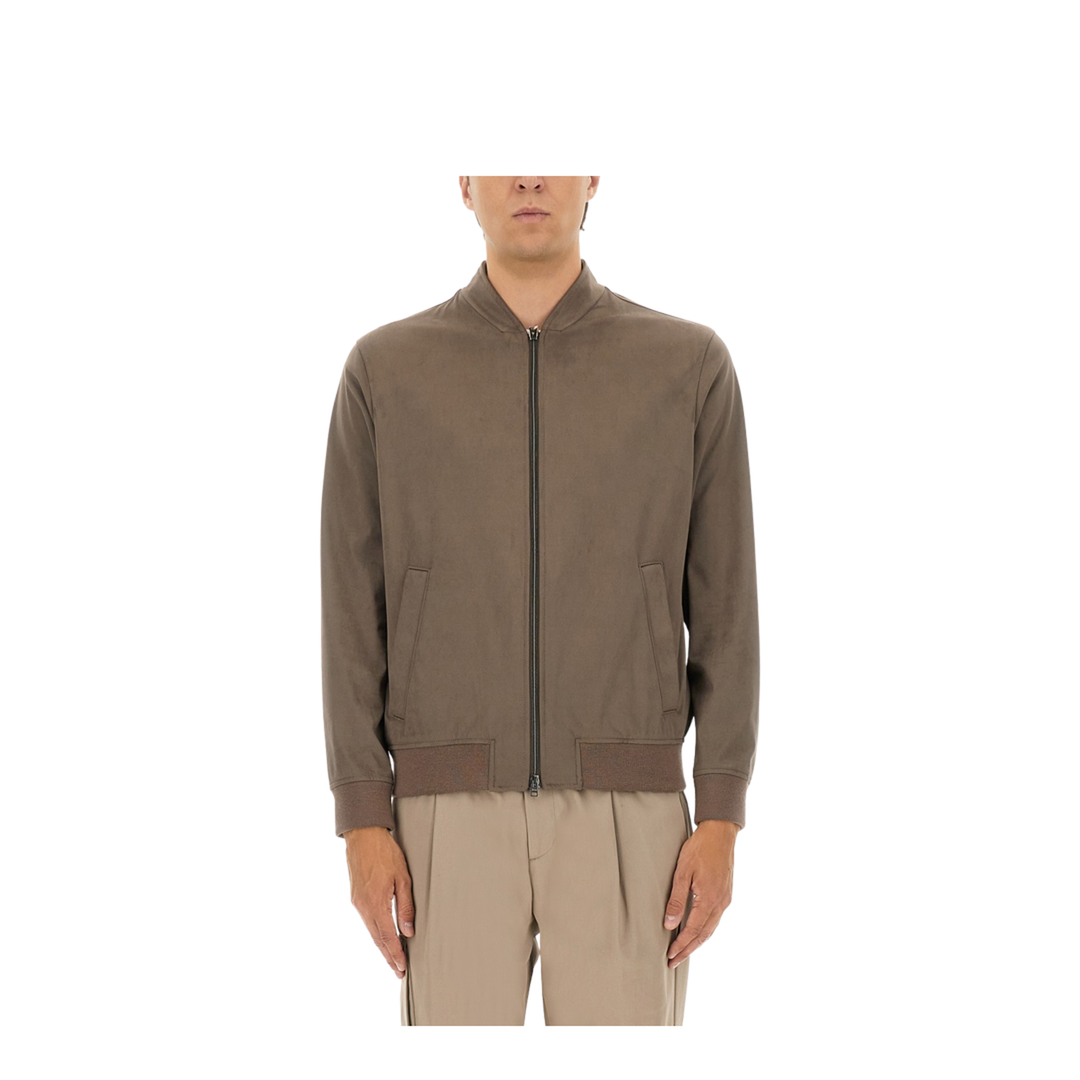 Resort Bomber Jacket in Suede Alternatives