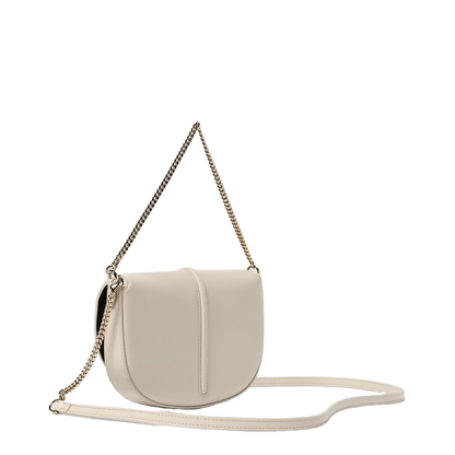 Wallet on Chain Leather White