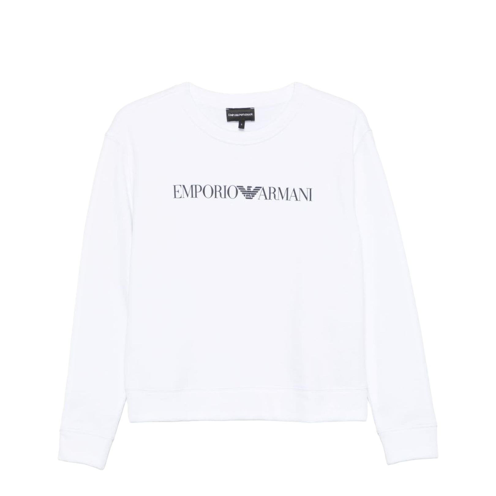 Logo Cotton Sweatshirt - White