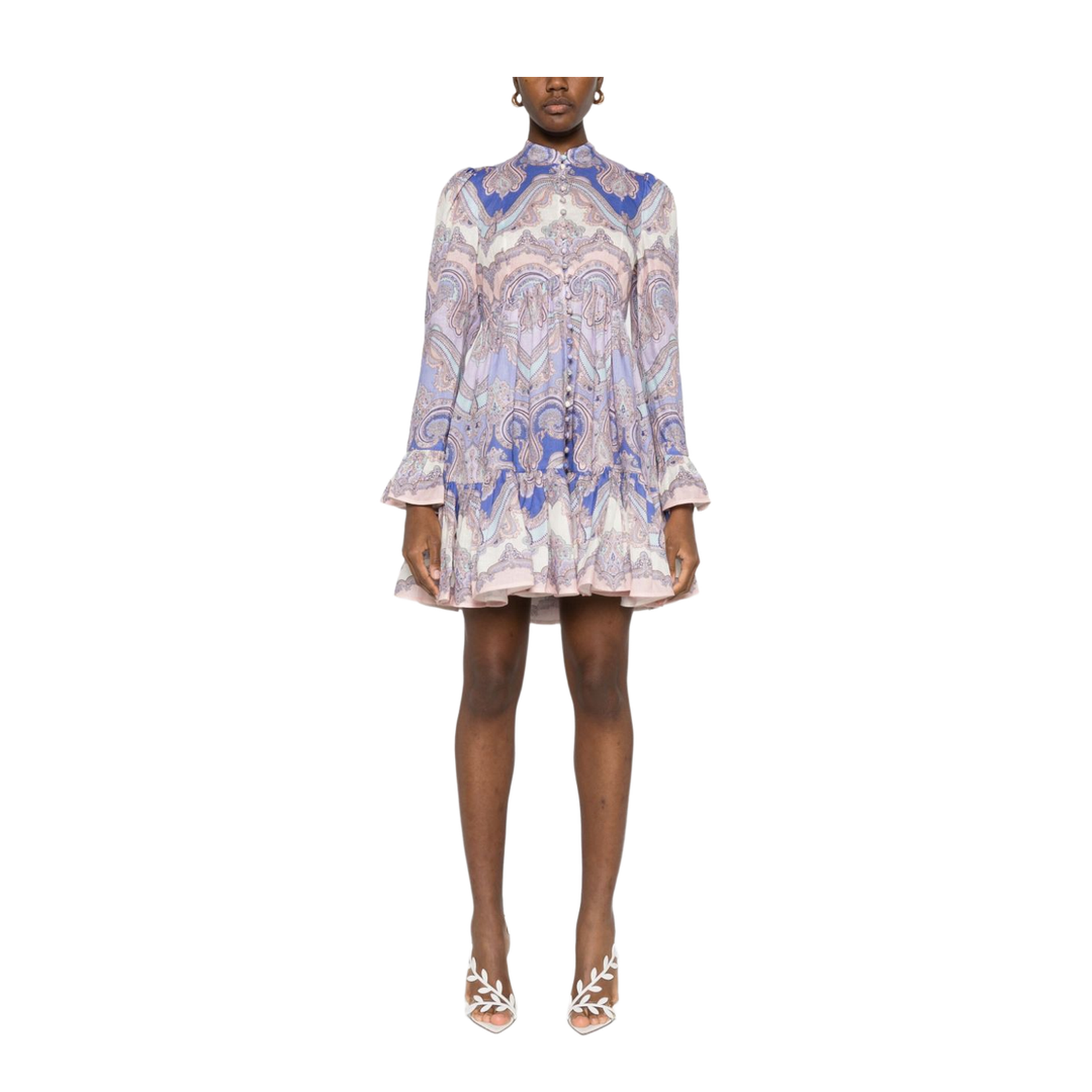 Maxine Printed Linen Mini Dress