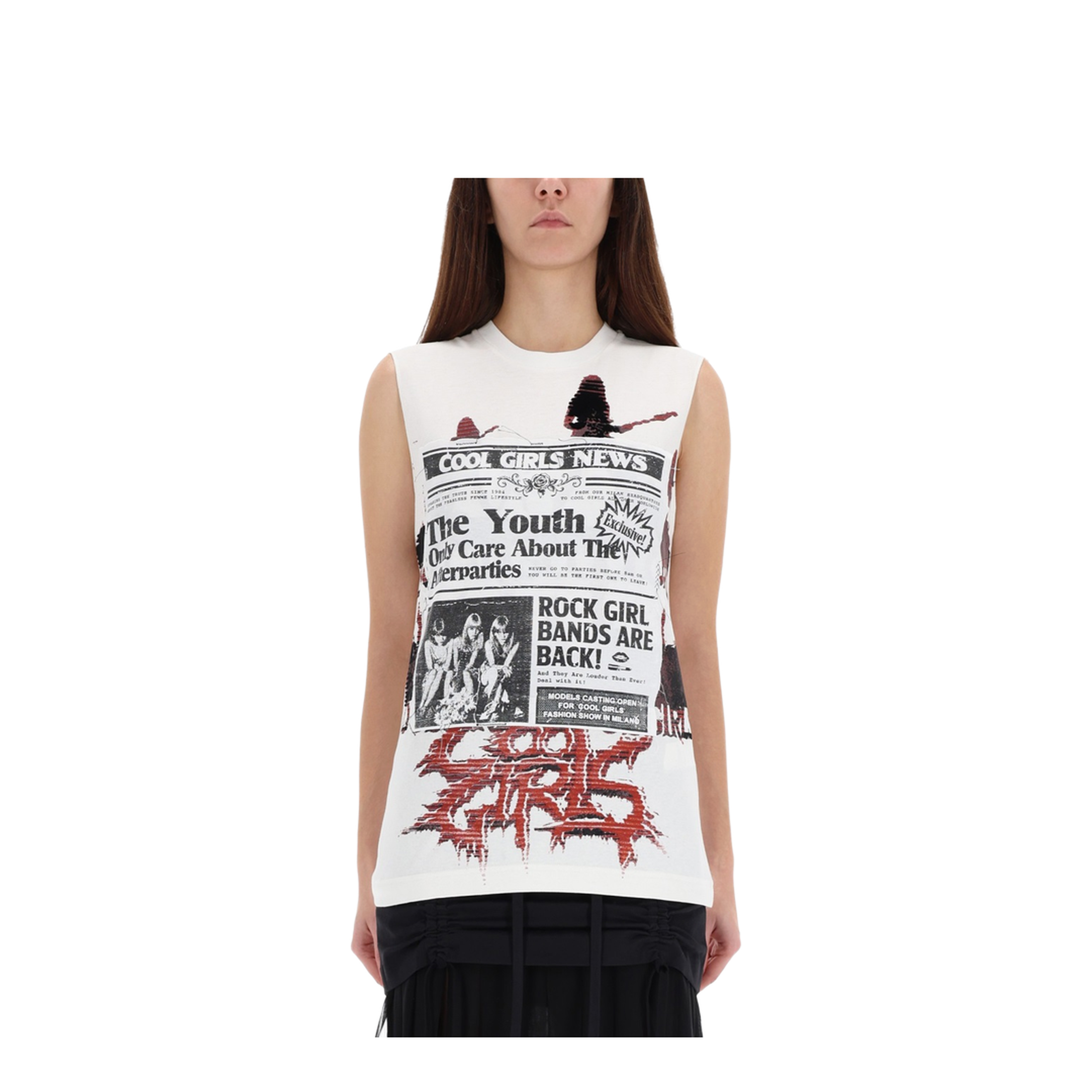 Printed Jersey Top