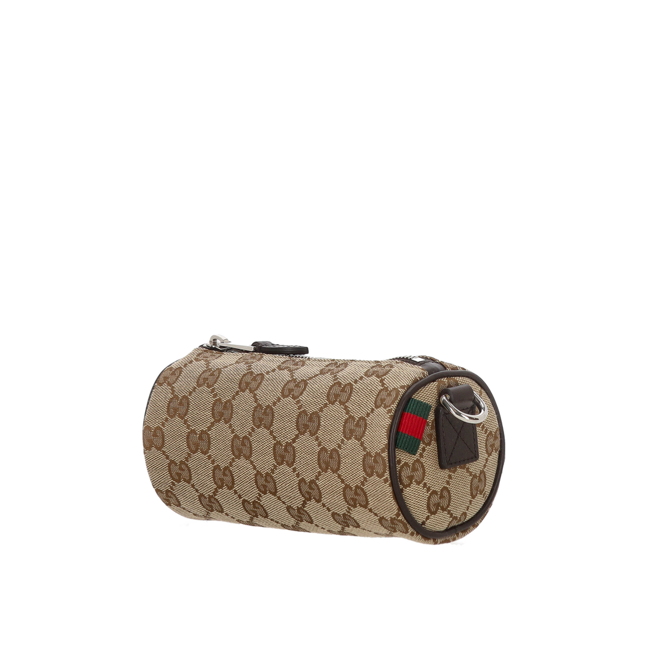 GG Canvas Mini Cylinder Bag