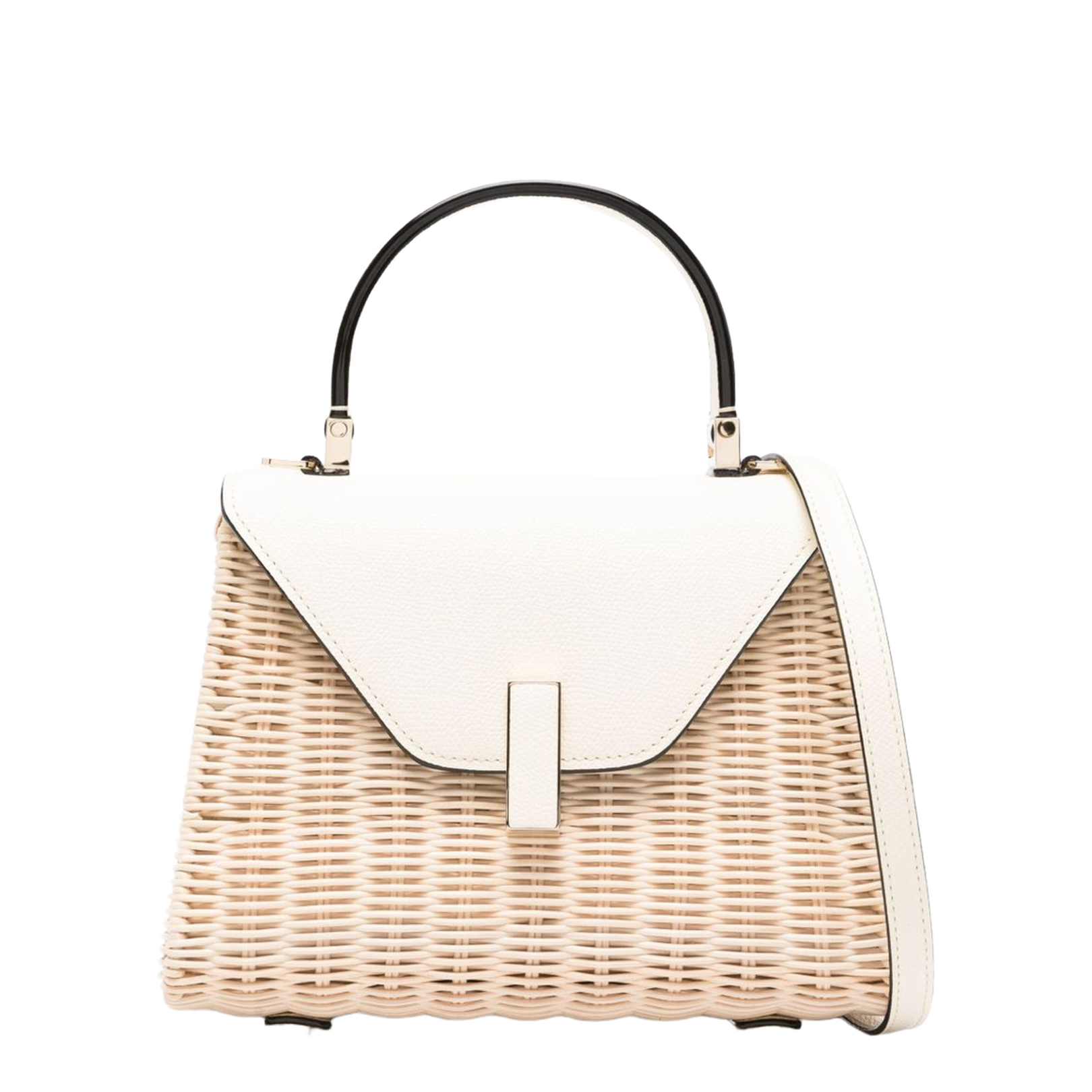 Iside Wicker Top Handle Mini Bag