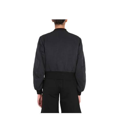Bomber With Logo Print