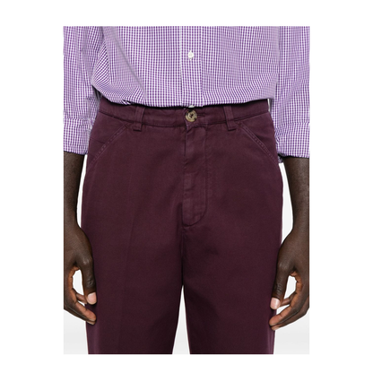 Cotton Trousers - Purple