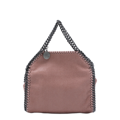 Falabella Micro Shaggy Deer Tote - Terra di Siena
