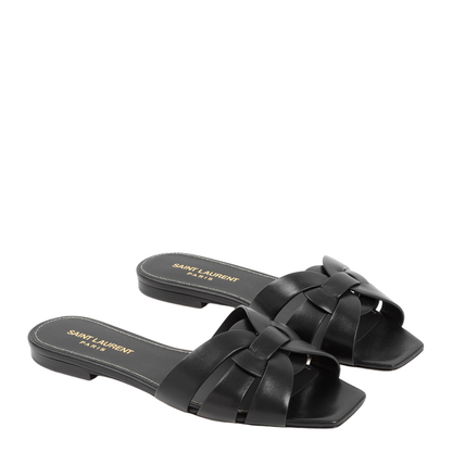 MAYFEYR - Saint Laurent - Leather Tribute Flats - 571952BDA00