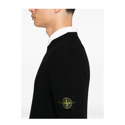 MAYFEYR - Stone Island - Crewneck Sweater With Ribbed Trims - L2S155100053S00C2