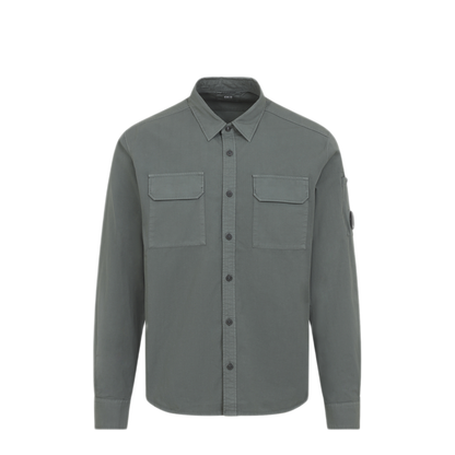 MAYFEYR - C.P. Company - Green Organic Gabardine Shirt - 20CMSH706A110143G668