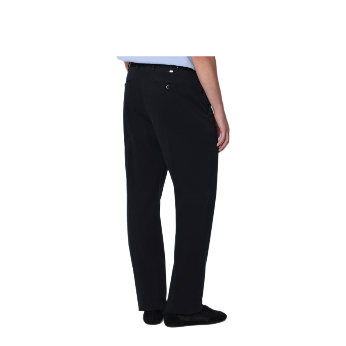MAYFEYR - PT Torino - Navy Cotton Trousers - COATLMZ00CL1NK31Y372