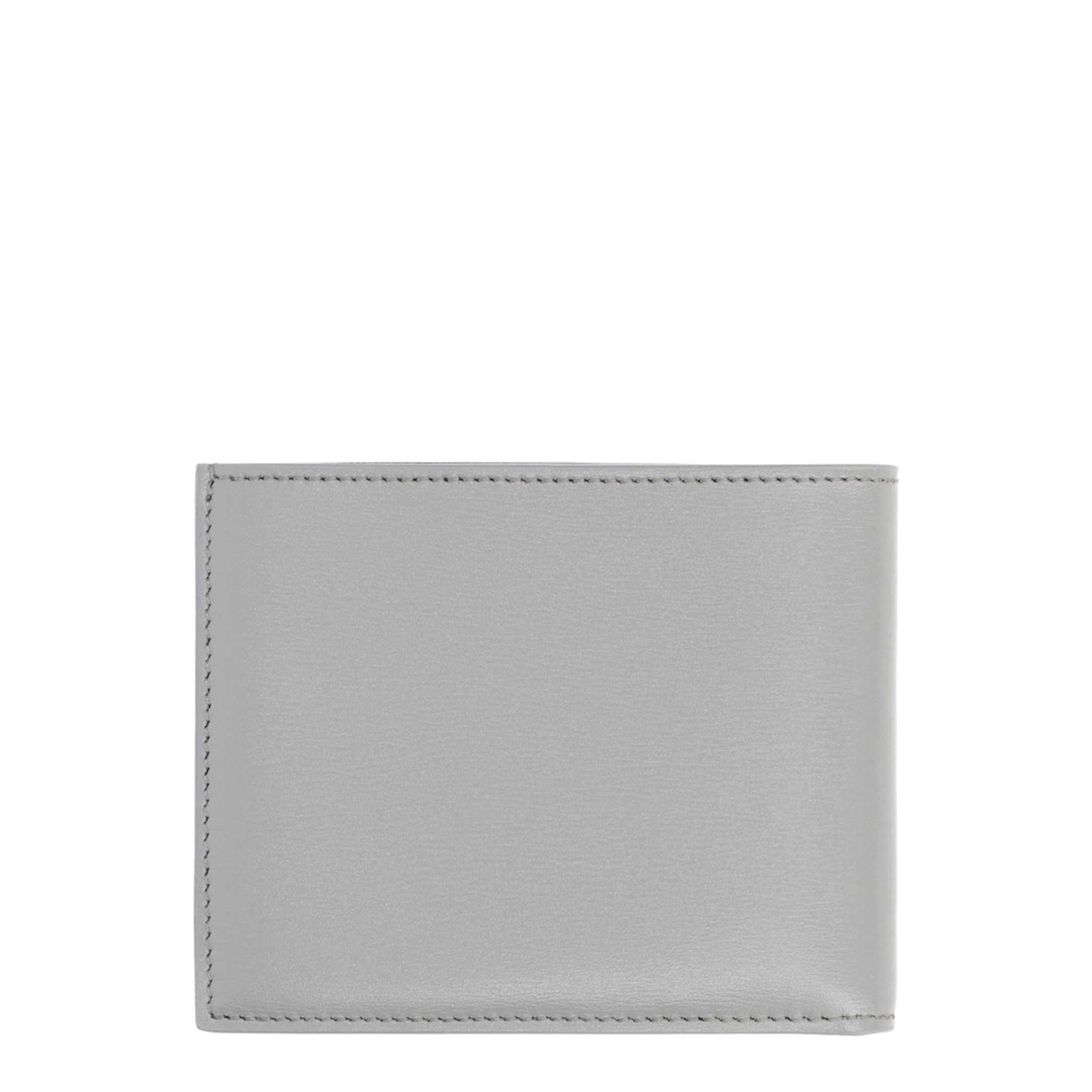 Squared FF Wallet Light Gray Calf Leather