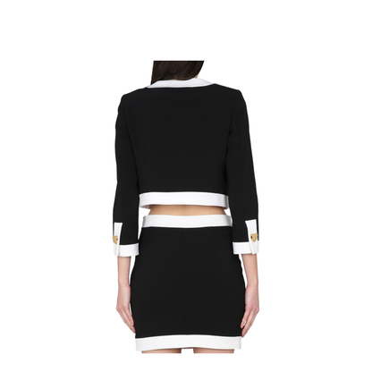 MAYFEYR - Moschino - Heart Buttons Crepe Jacket - 052504244555