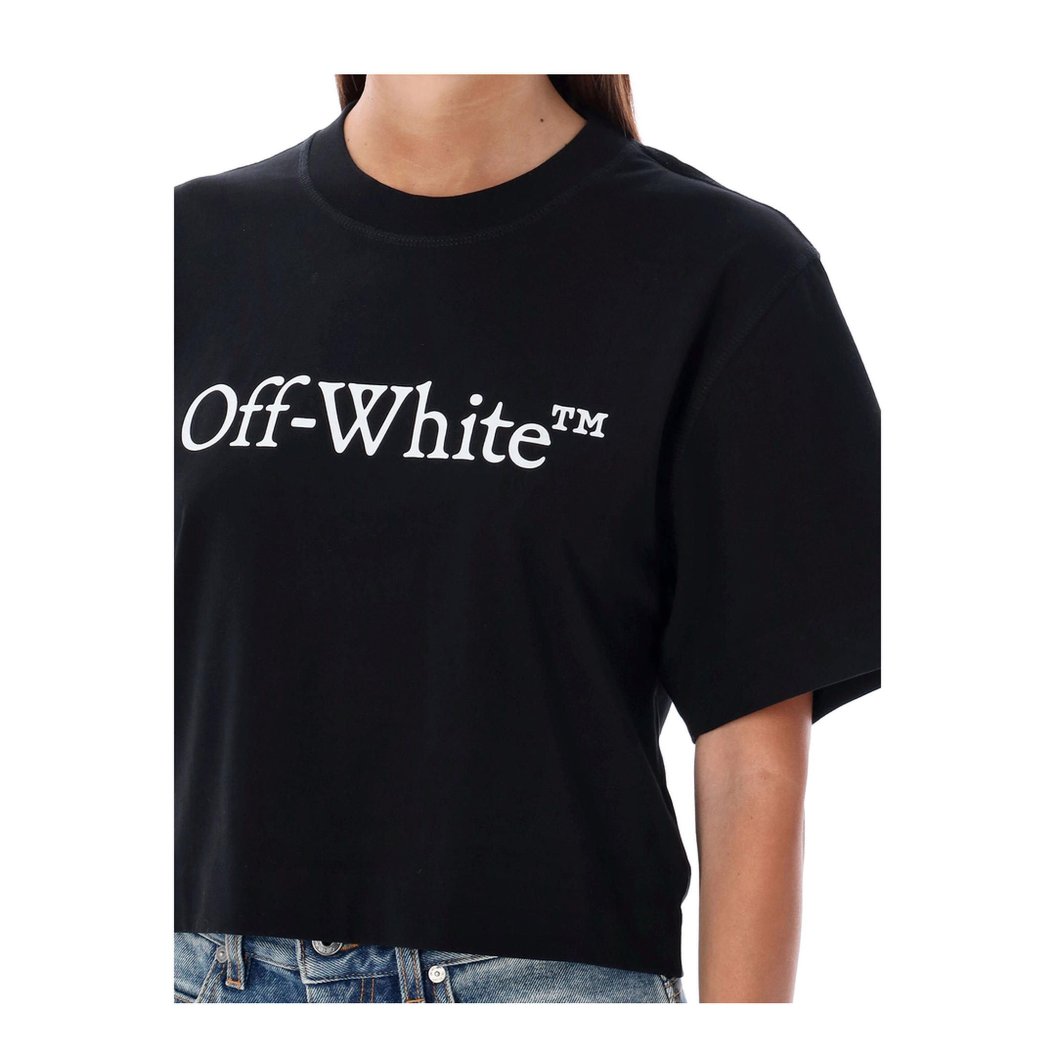 Women's Logo Cropped T-Shirt - Black