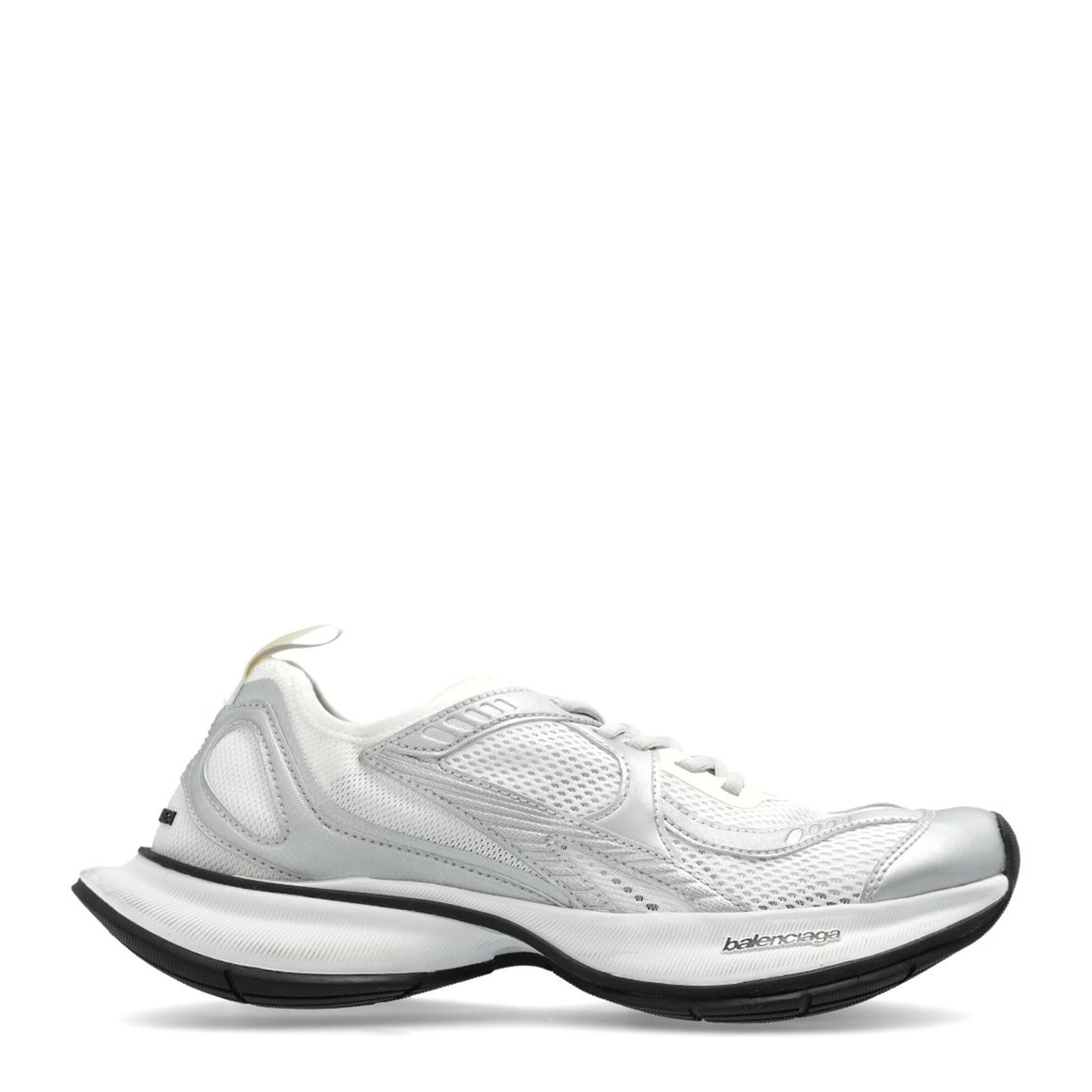 Circuit Sneaker in White/Silver