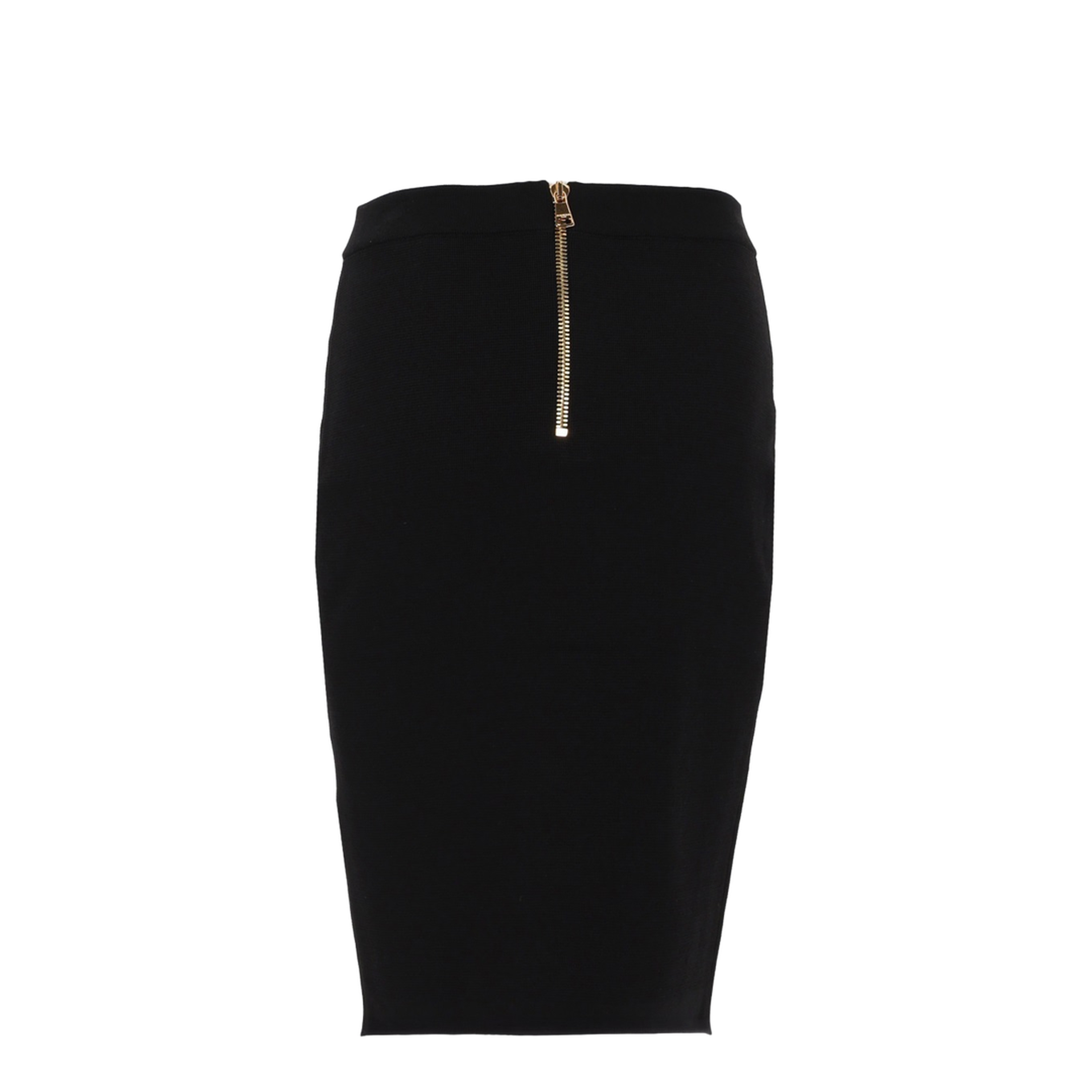 Black Tweed Pencil Skirt