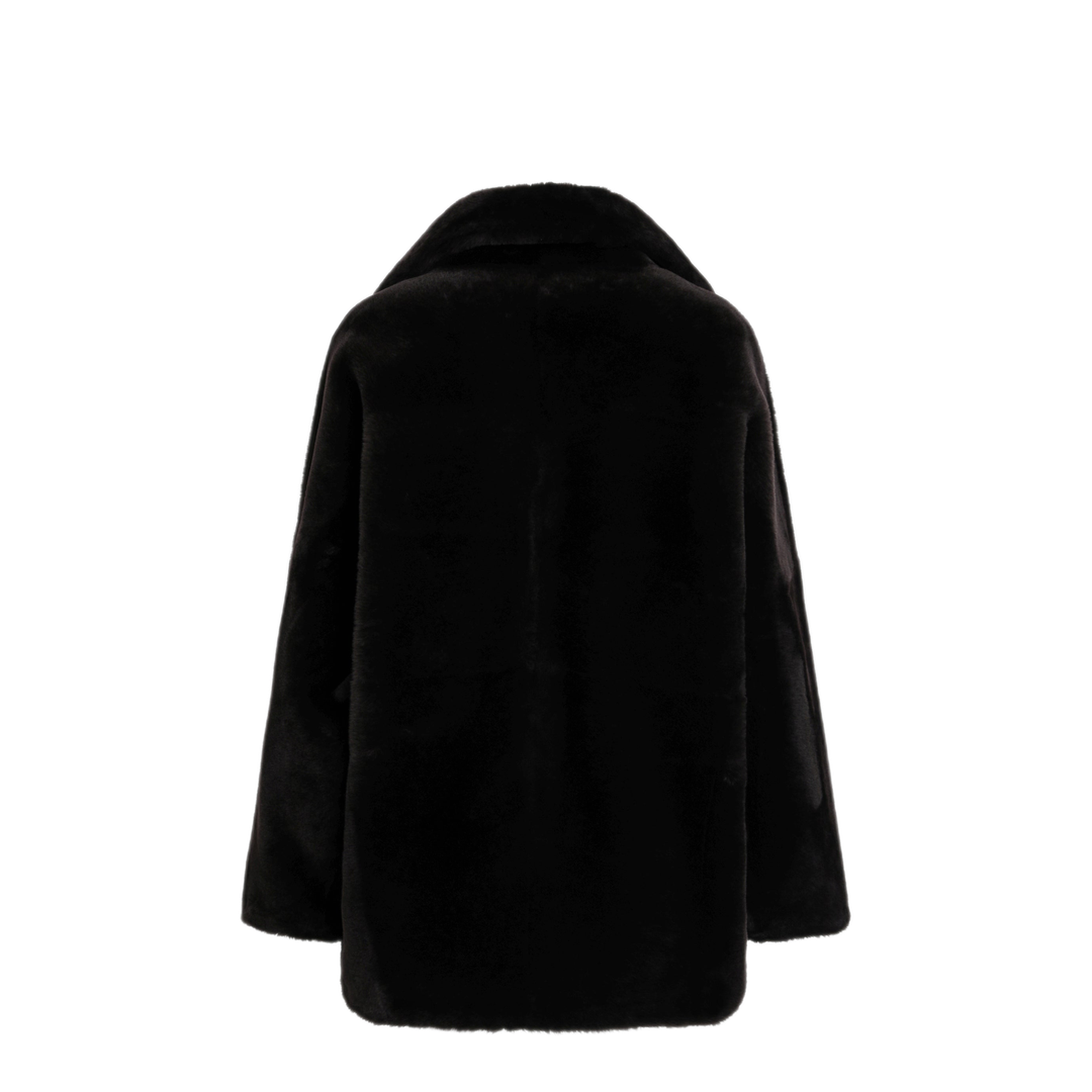 MAYFEYR - Blancha - Chocolate Brown Zip Up Shearling Jacket - 2610030225CI