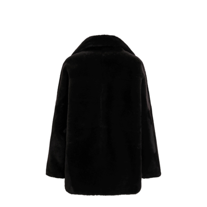 MAYFEYR - Blancha - Chocolate Brown Zip Up Shearling Jacket - 2610030225CI