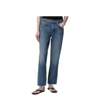 MAYFEYR - Agolde - Romney Jeans In Medium Indigo Denim - A3091810OTY
