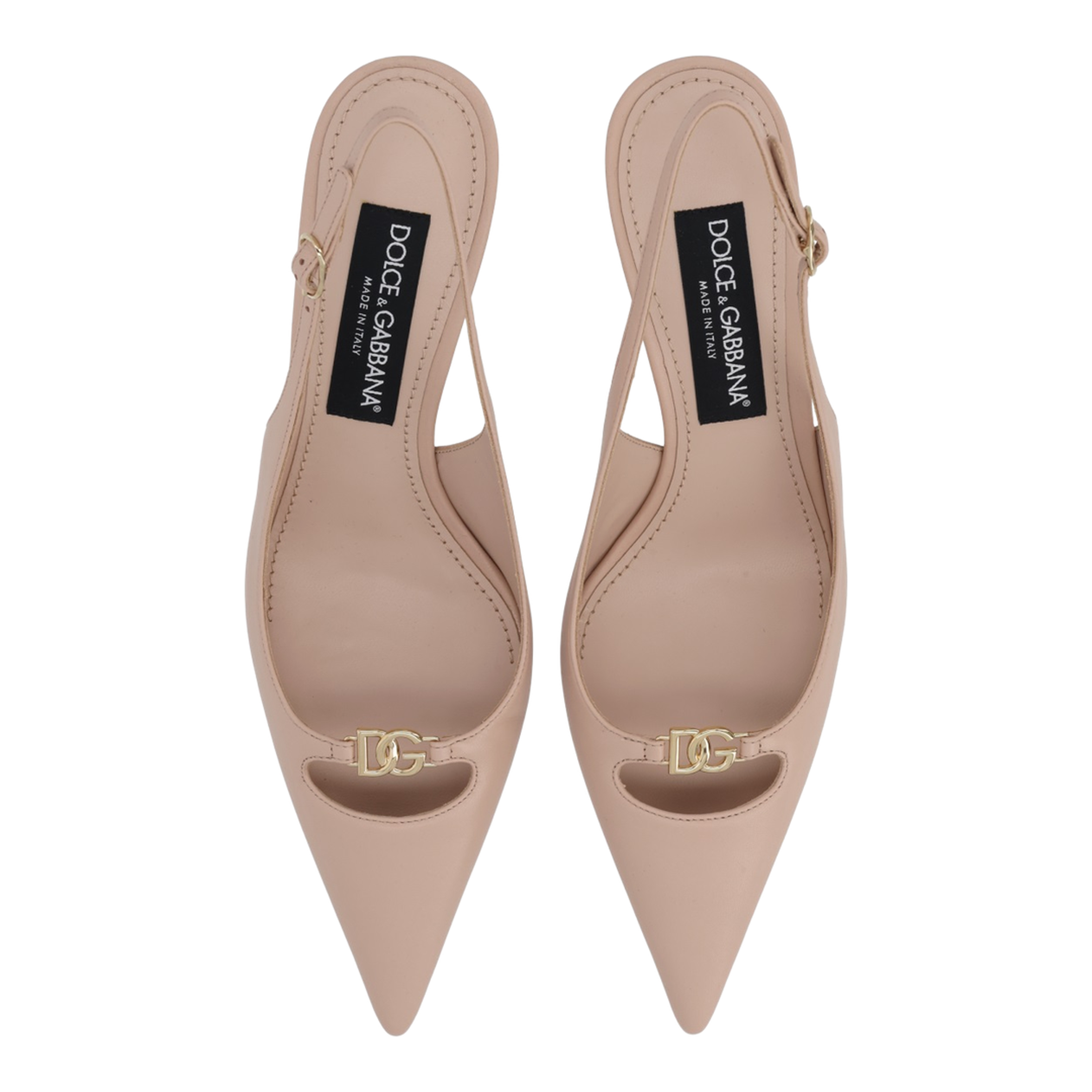 Slingback Pumps in Silk Nappa